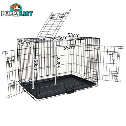 42 Inch Metal Collapsible Dog Cage