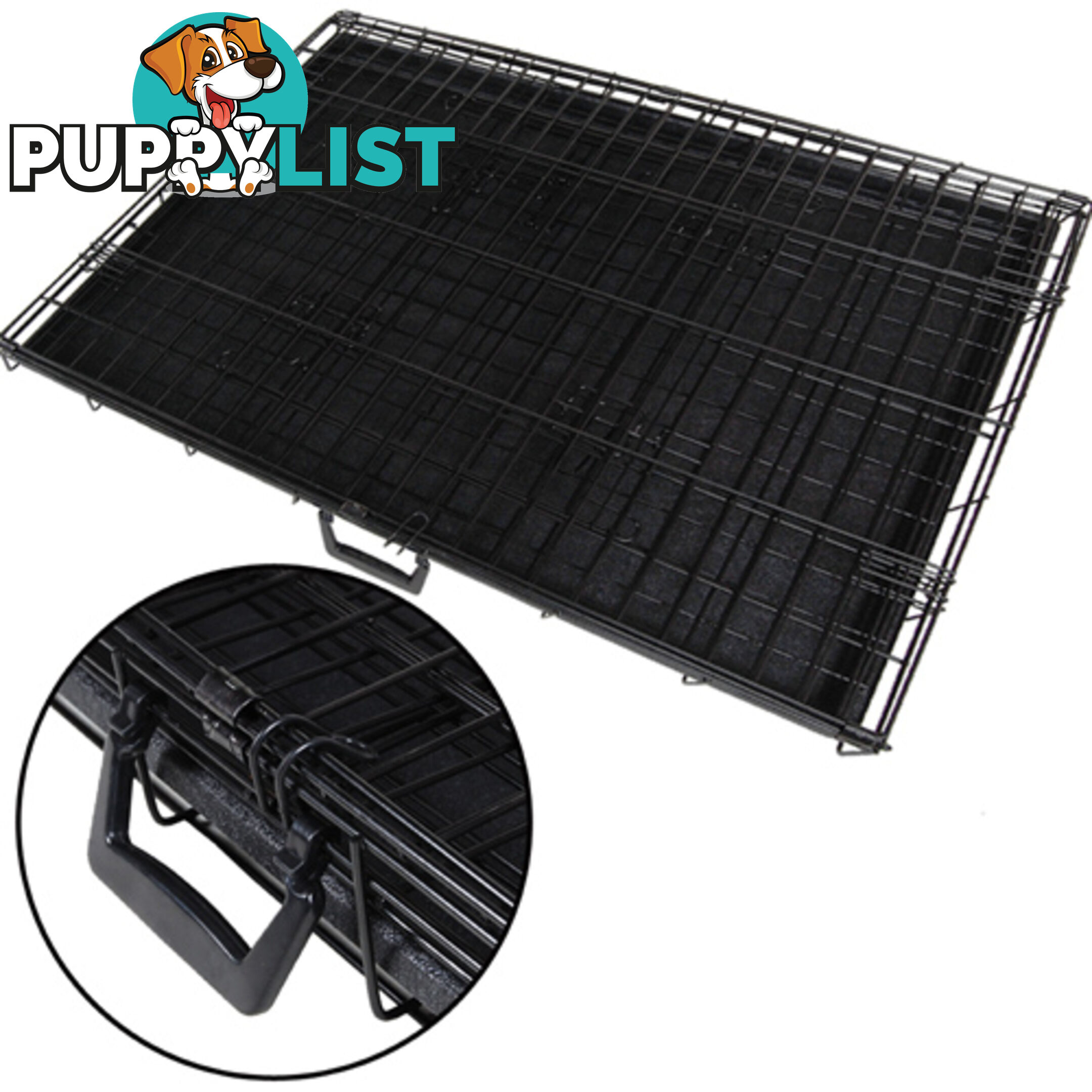 42 Inch Metal Collapsible Dog Cage