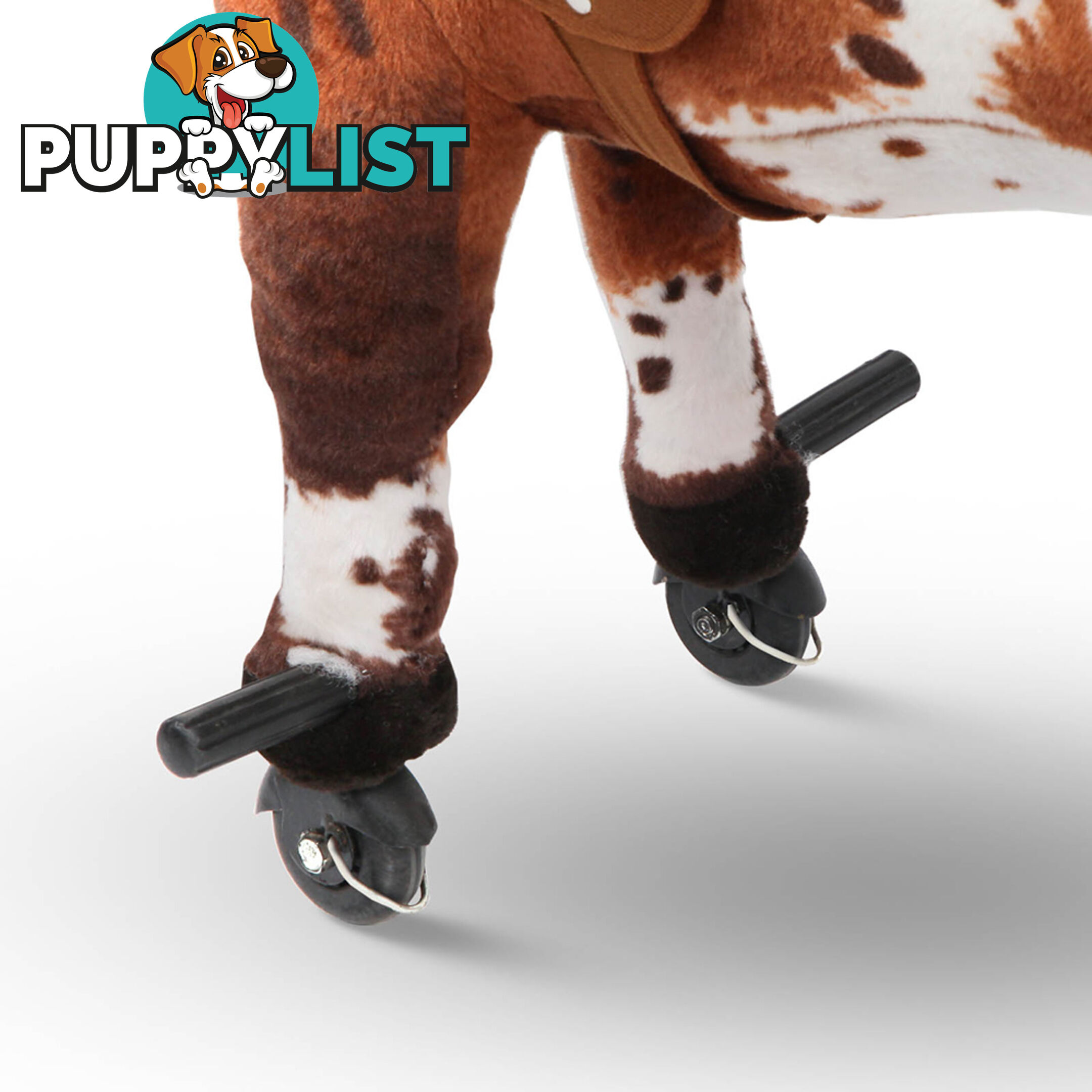 Ride on Pedal Toy Pony - Brown