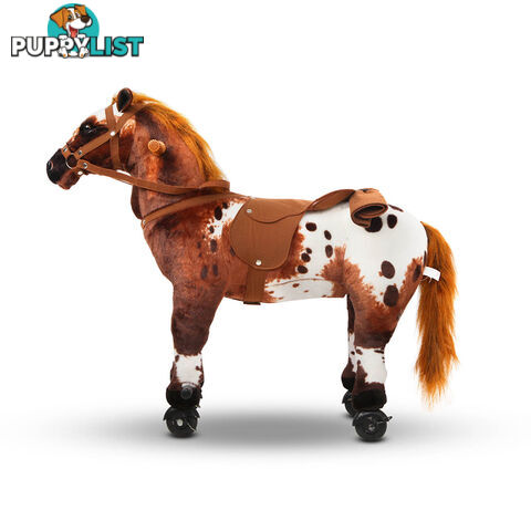 Ride on Pedal Toy Pony - Brown