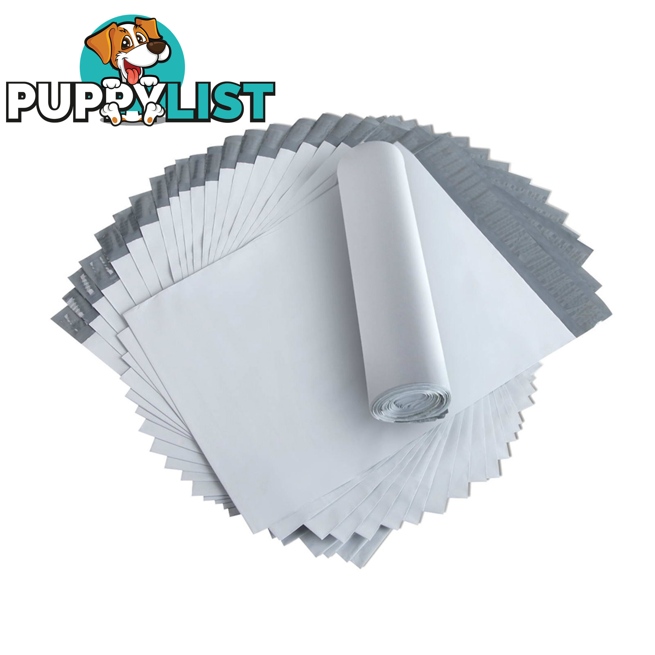 Set of 100 Poly Mailer Bags - 350 x 480mm