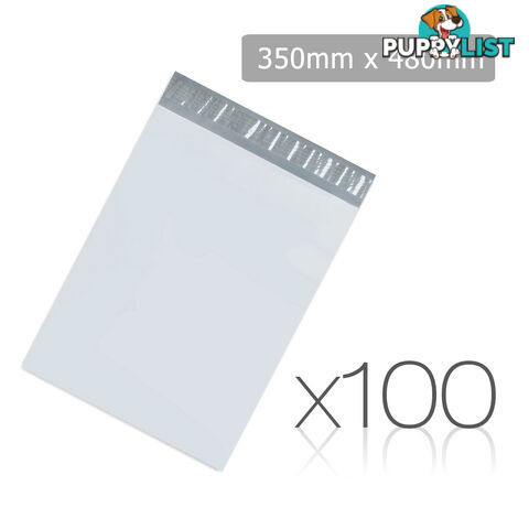 Set of 100 Poly Mailer Bags - 350 x 480mm