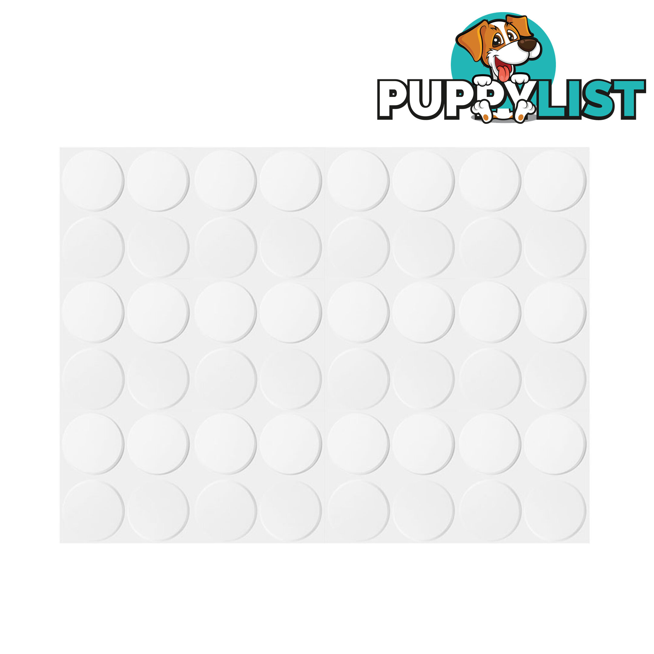 12 Pcs 3D Ellip Design Wall Panel