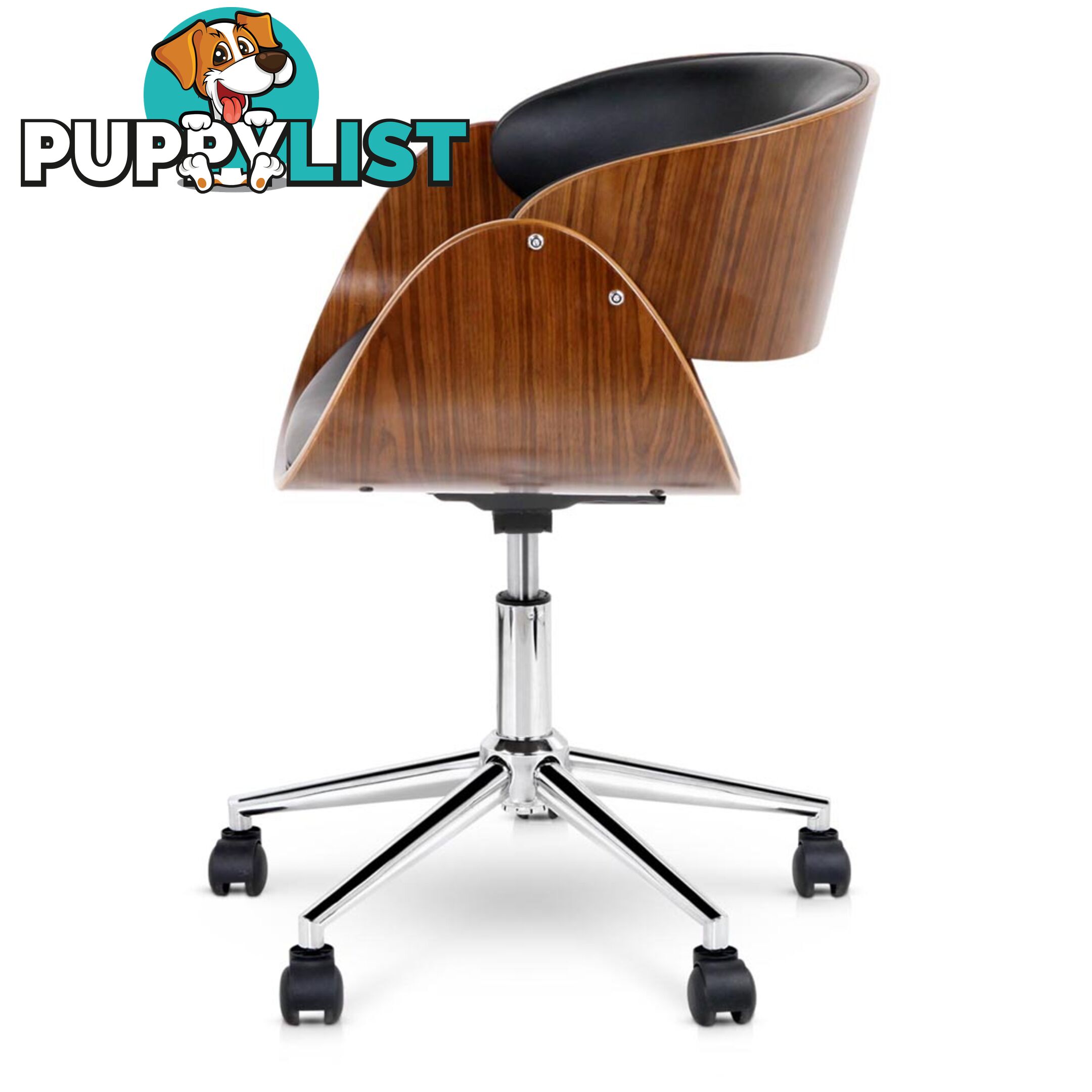 PU Leather Curved Office Chair