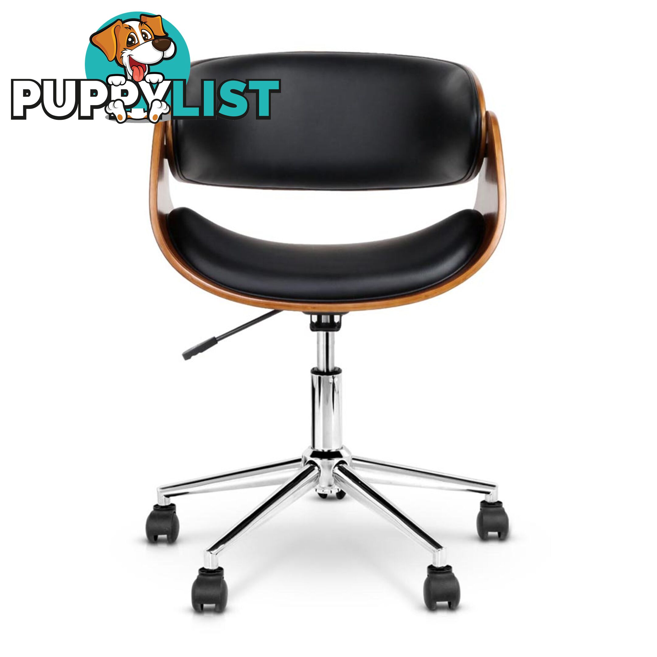 PU Leather Curved Office Chair