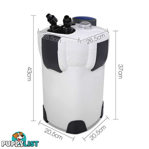 1400L/H Aquarium External Filter UV Light