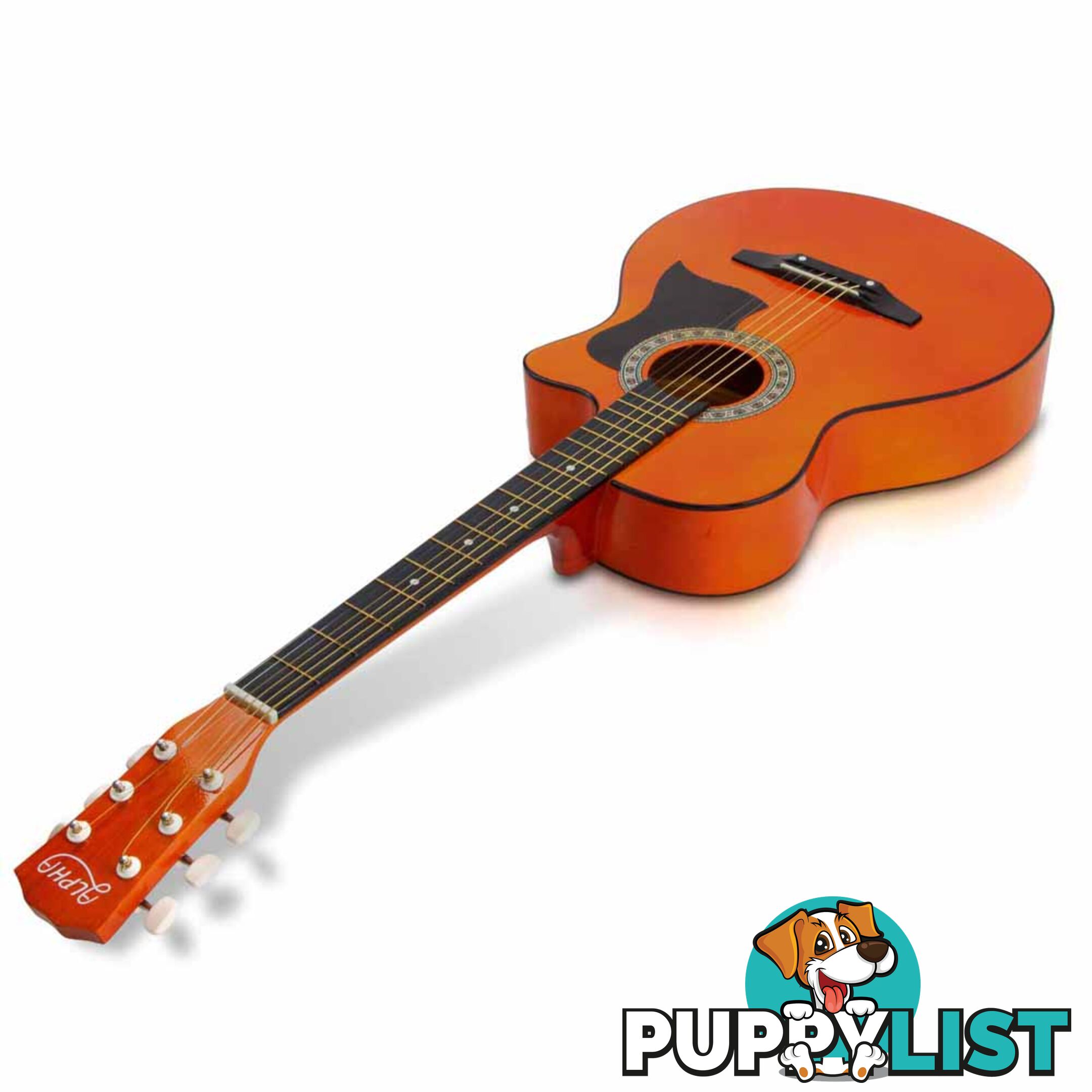 Acoustic Cutaway Steel-Stringed Guitar 38"