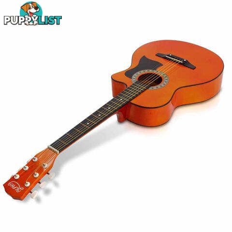 Acoustic Cutaway Steel-Stringed Guitar 38"