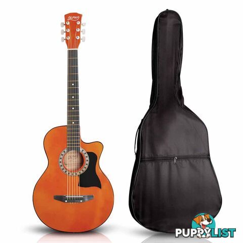 Acoustic Cutaway Steel-Stringed Guitar 38"