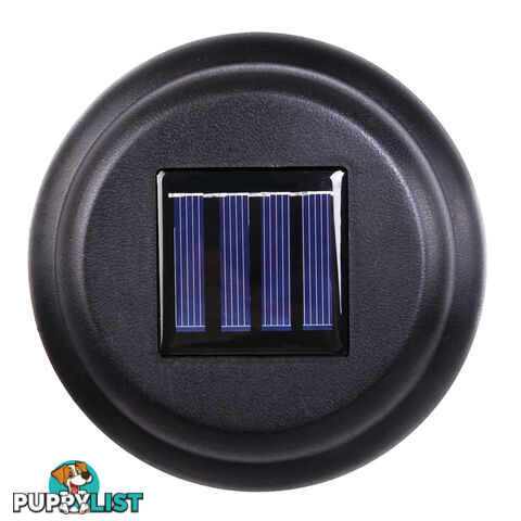 Set of 4 LED Solar Powered Bug Zapper Garden Light