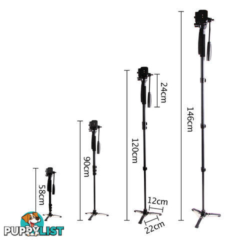 Camera DSLR Monopod 146CM Black