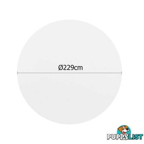 4 Pcs Wedding Table Cloth Round 229cm White