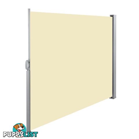 Retractable Side Awning Shade 180cm Beige