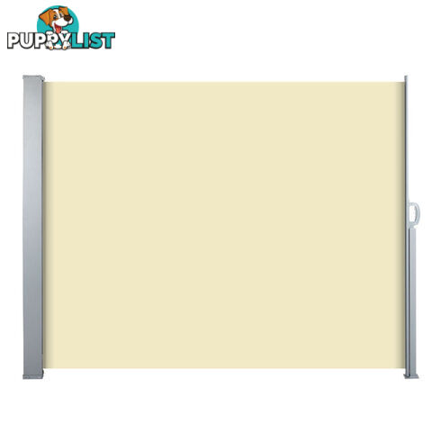 Retractable Side Awning Shade 180cm Beige