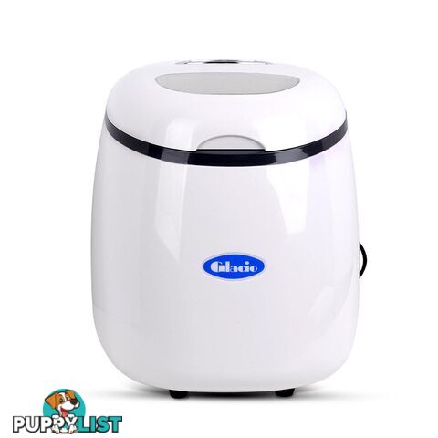 Portable Ice Cube Maker Machine White 2L