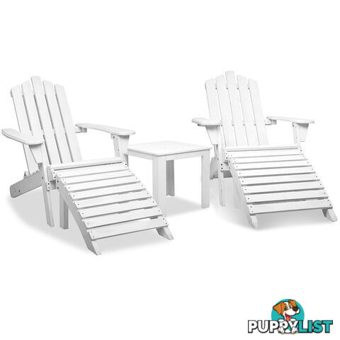 Adirondack Chairs & Side Table  5 Piece Set