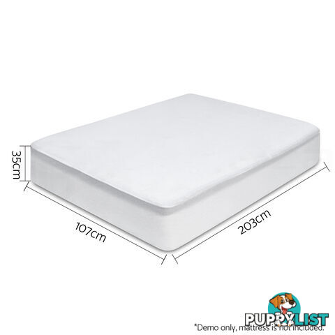 Waterproof Bamboo Mattress Protector - King Single