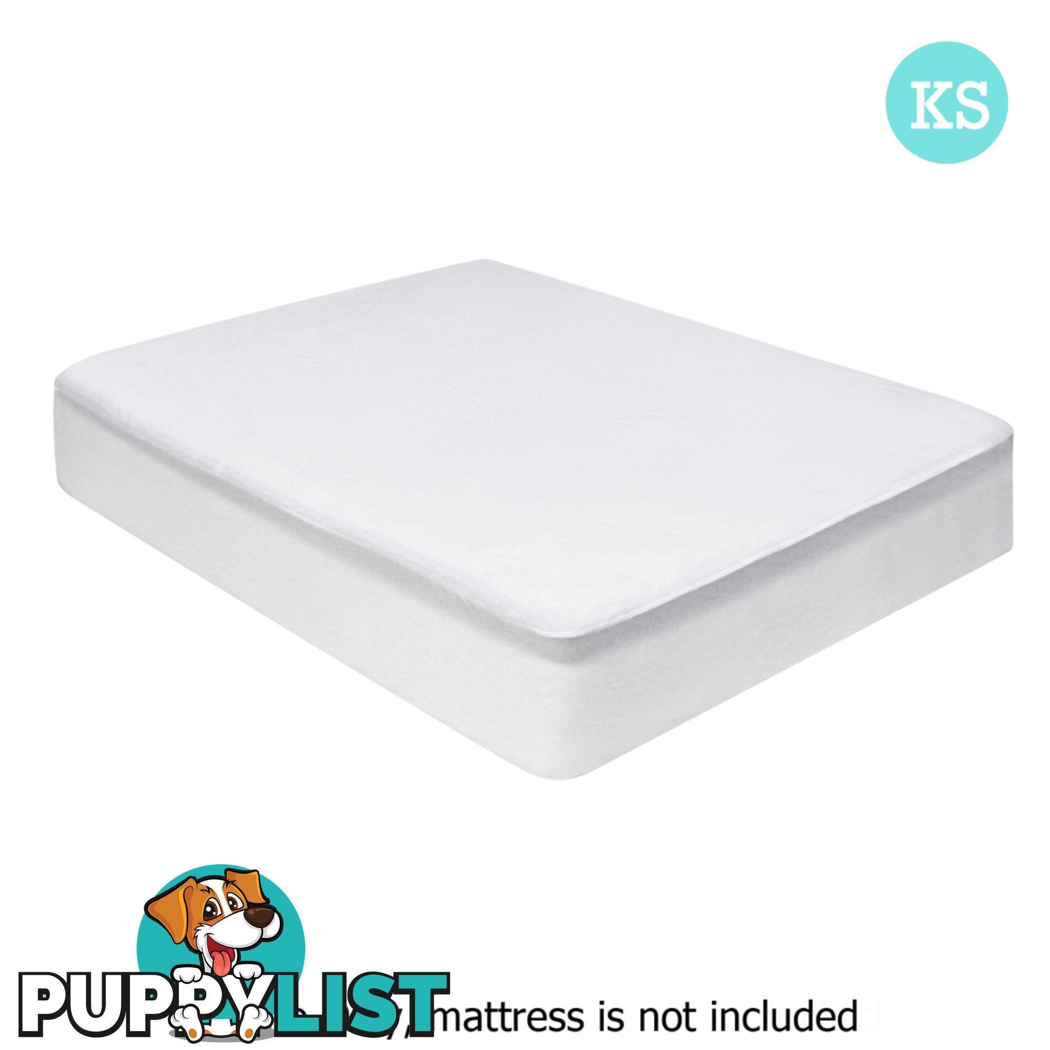 Waterproof Bamboo Mattress Protector - King Single