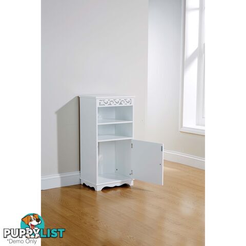 Lure Floor Cupboard in WHITE