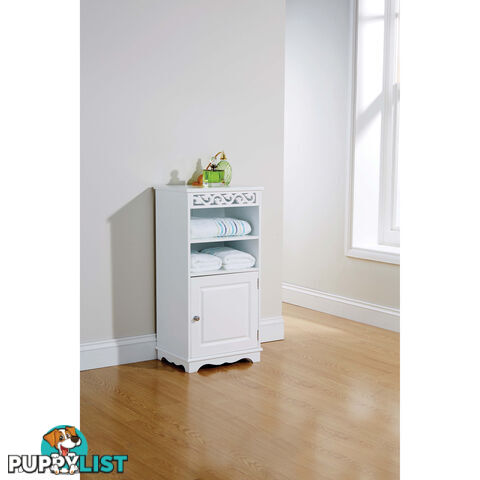 Lure Floor Cupboard in WHITE