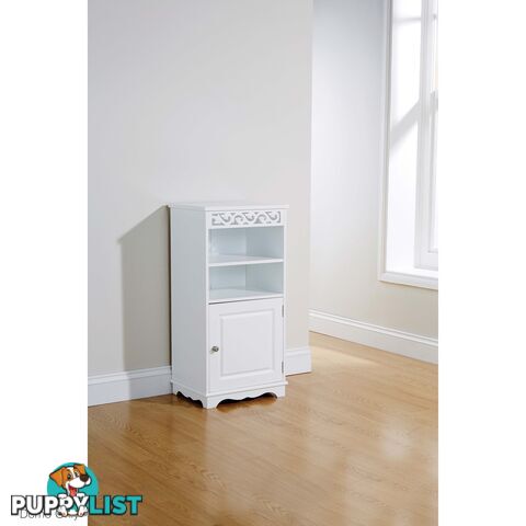 Lure Floor Cupboard in WHITE