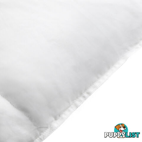 Duck Feather Down Quilt Super King White