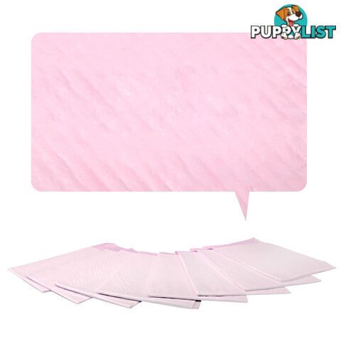 200 Puppy Pet Dog Toilet Training Pads Pink