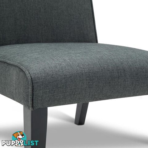 Fabric Dining Lounge Chair - Grey