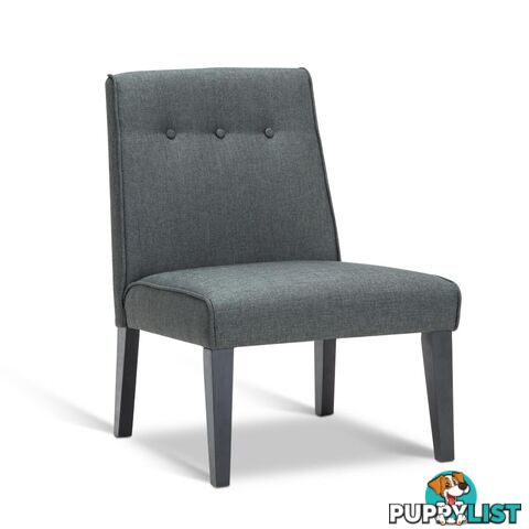 Fabric Dining Lounge Chair - Grey