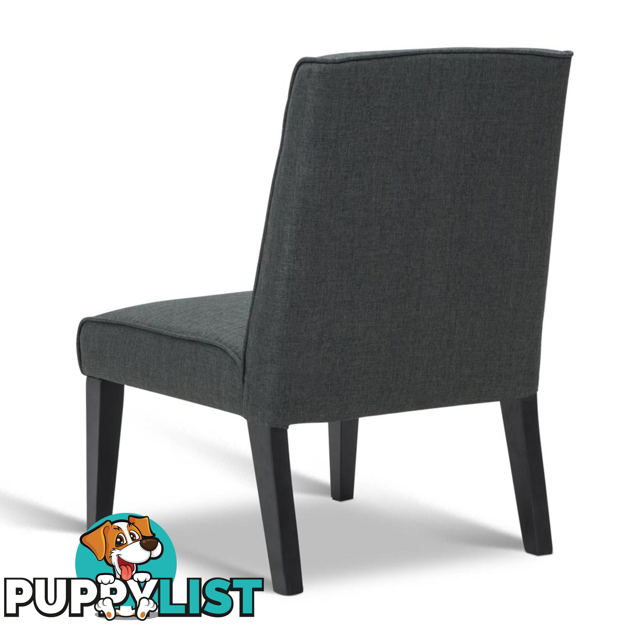 Fabric Dining Lounge Chair - Grey