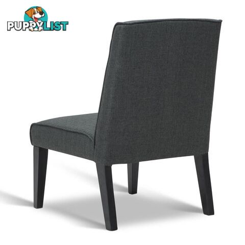 Fabric Dining Lounge Chair - Grey