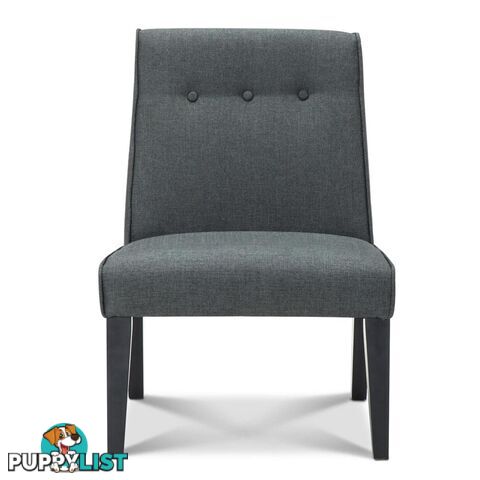 Fabric Dining Lounge Chair - Grey