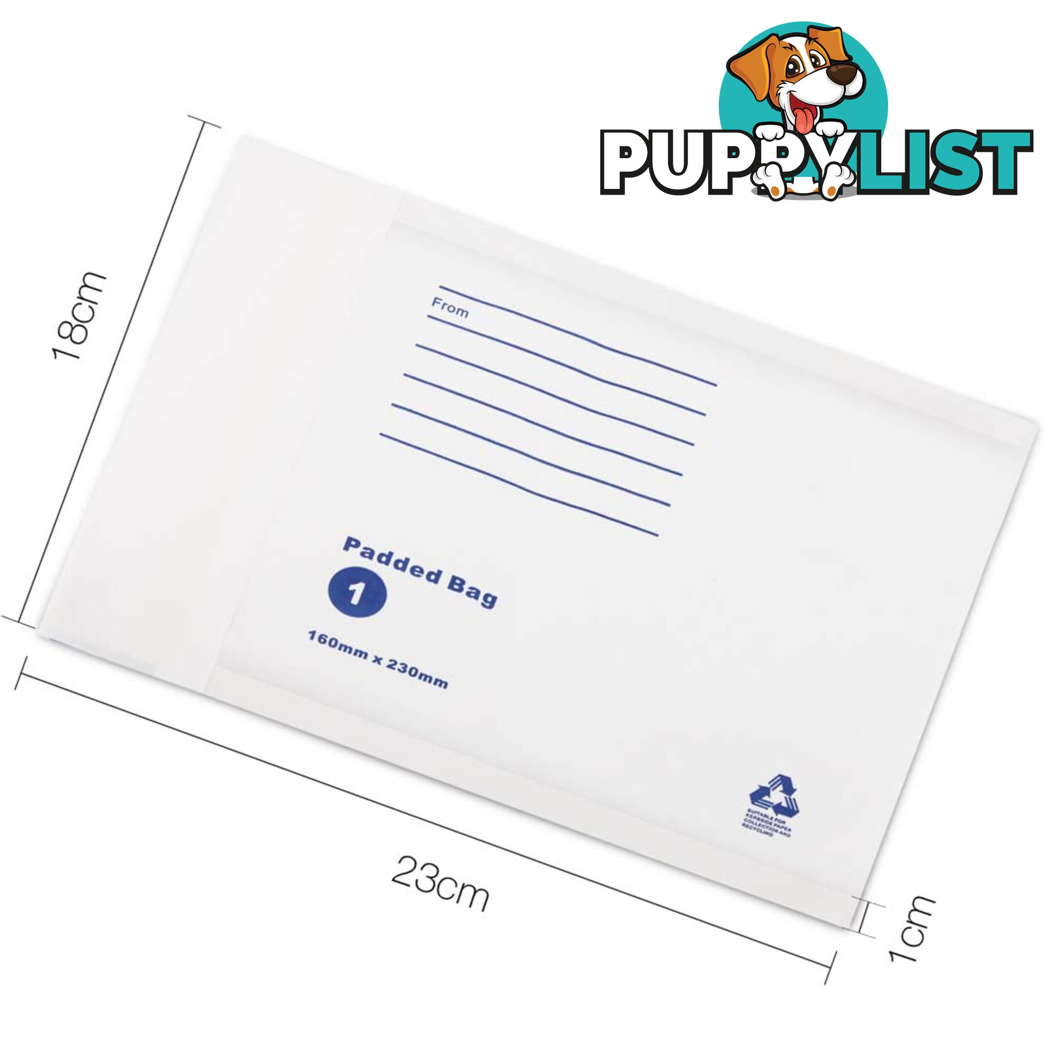 Bubble Padded Mail Envelopes 100pcs 160mm x 230mm