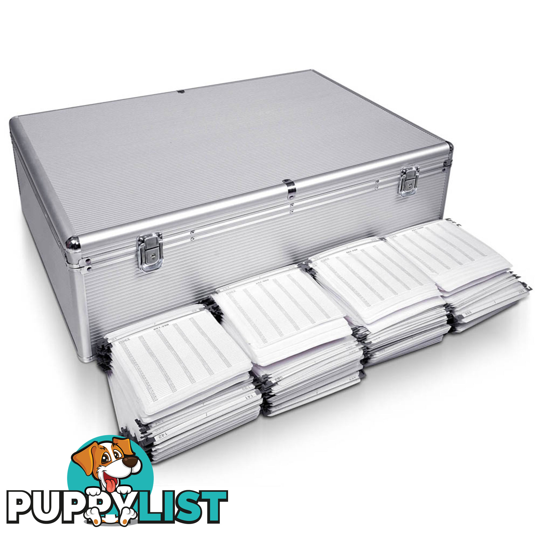 Aluminium CD DVD Bluray Storage Case Box 1000 Discs SL