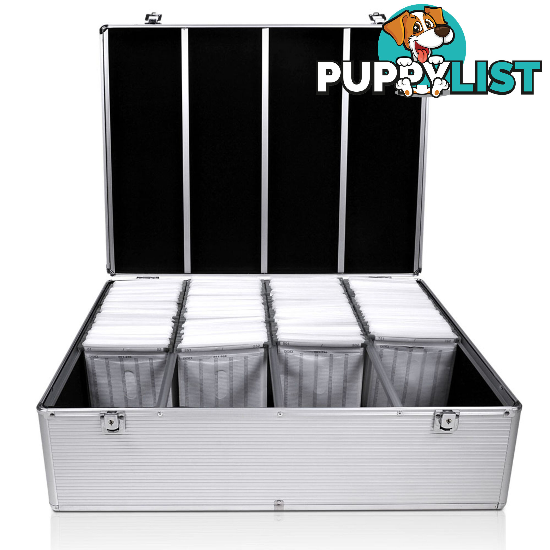 Aluminium CD DVD Bluray Storage Case Box 1000 Discs SL