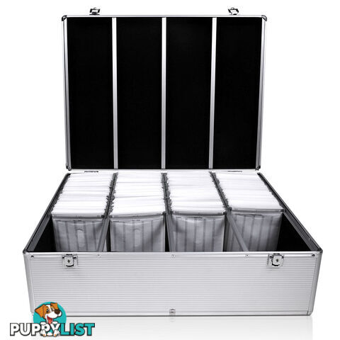 Aluminium CD DVD Bluray Storage Case Box 1000 Discs SL