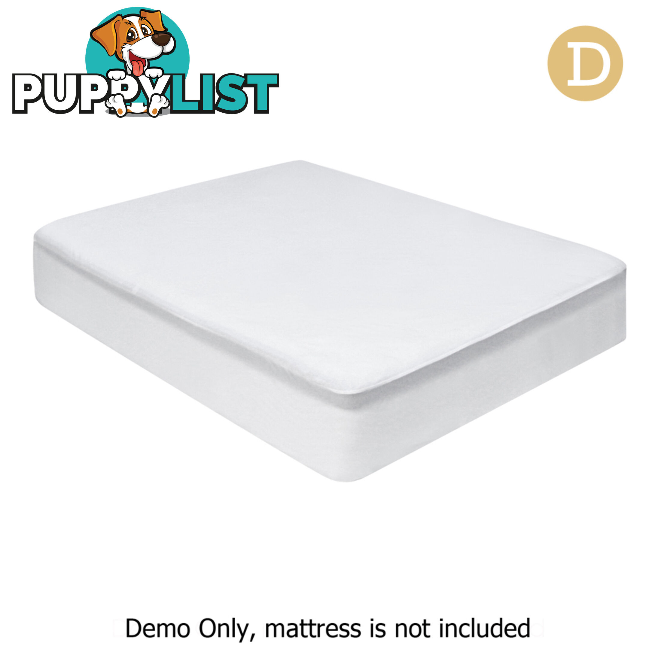 Waterproof Bamboo Mattress Protector - Double