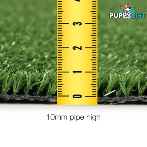 Artificial Grass 10 SQM Polypropylene Lawn Flooring 1X10M Olive Green