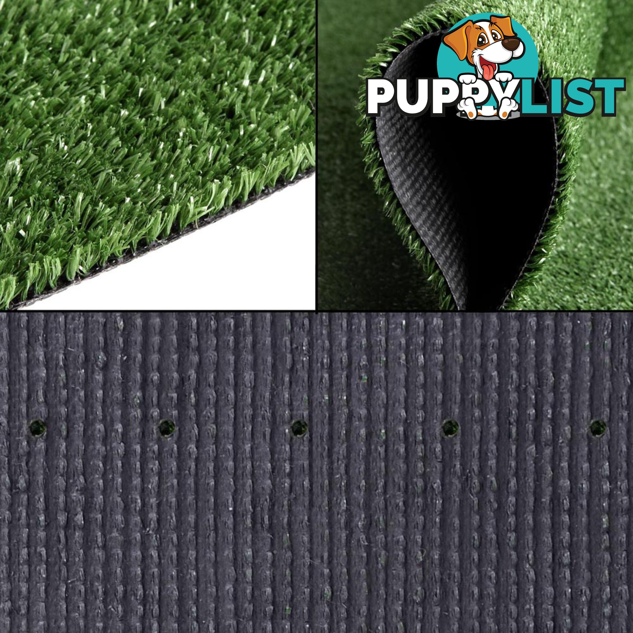 Artificial Grass 10 SQM Polypropylene Lawn Flooring 1X10M Olive Green