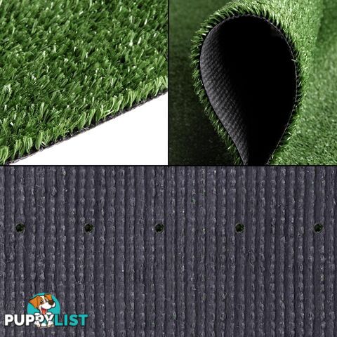 Artificial Grass 10 SQM Polypropylene Lawn Flooring 1X10M Olive Green