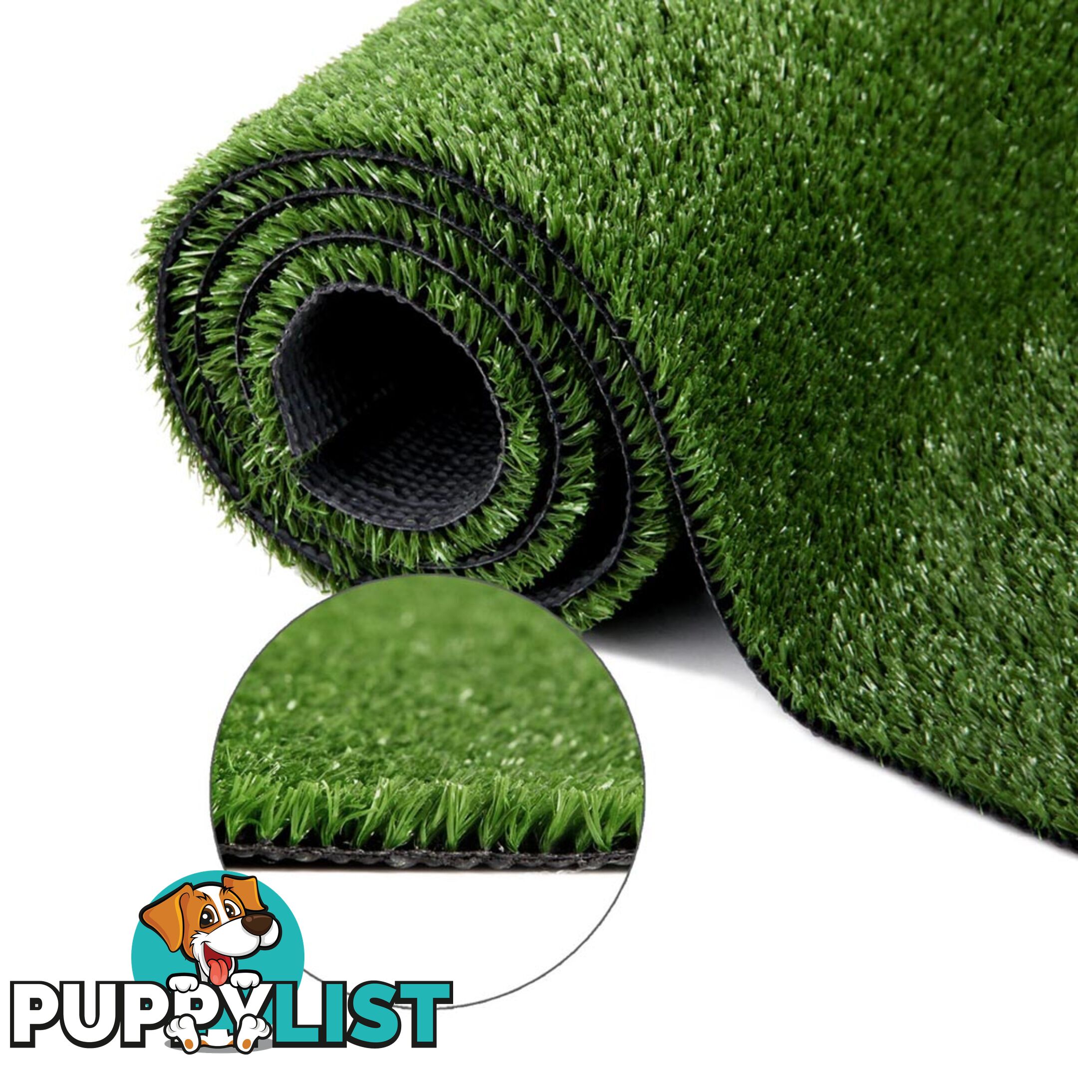 Artificial Grass 10 SQM Polypropylene Lawn Flooring 1X10M Olive Green