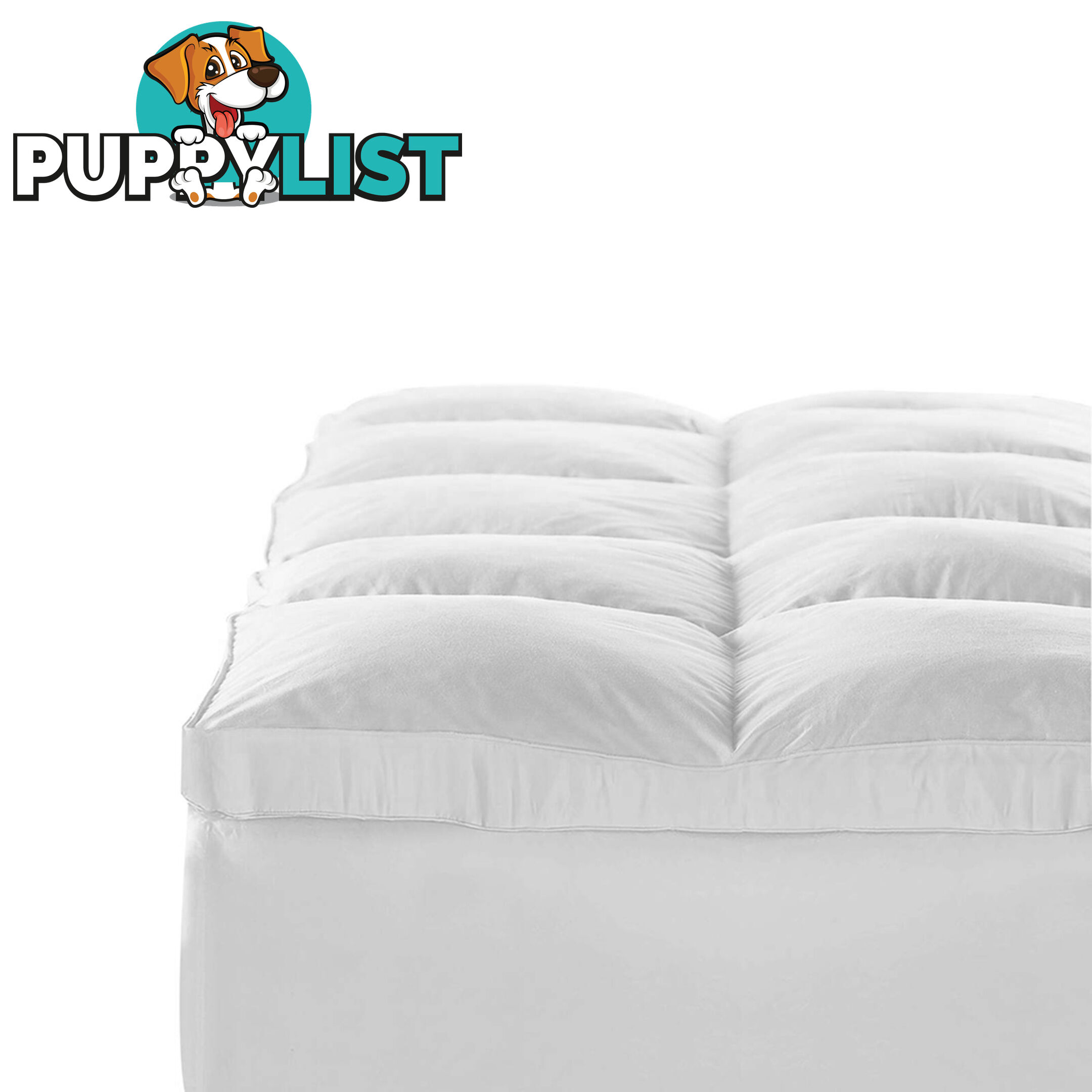 Duck Feather & Down Pillowtop Matress Topper - King Single