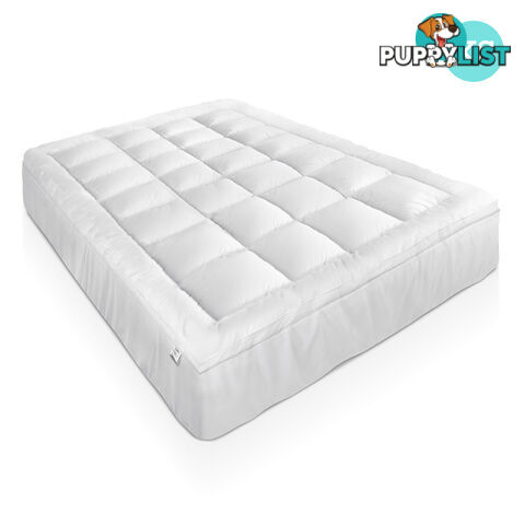 Duck Feather & Down Pillowtop Matress Topper - King Single