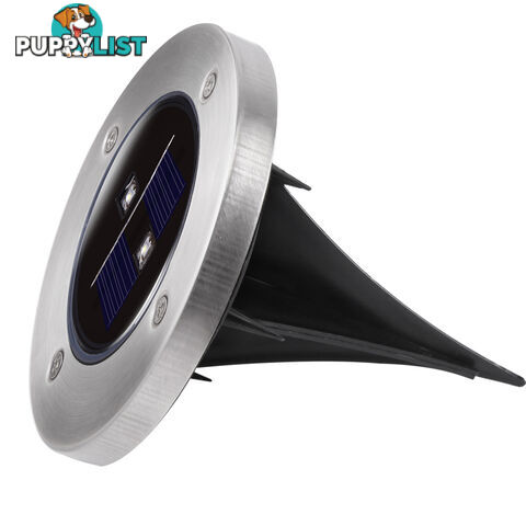 Set of 6 LED Solar Powered Garden Ground Light