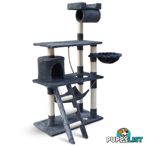 Cat Scratching Post  Tree House Condo 141cm grey