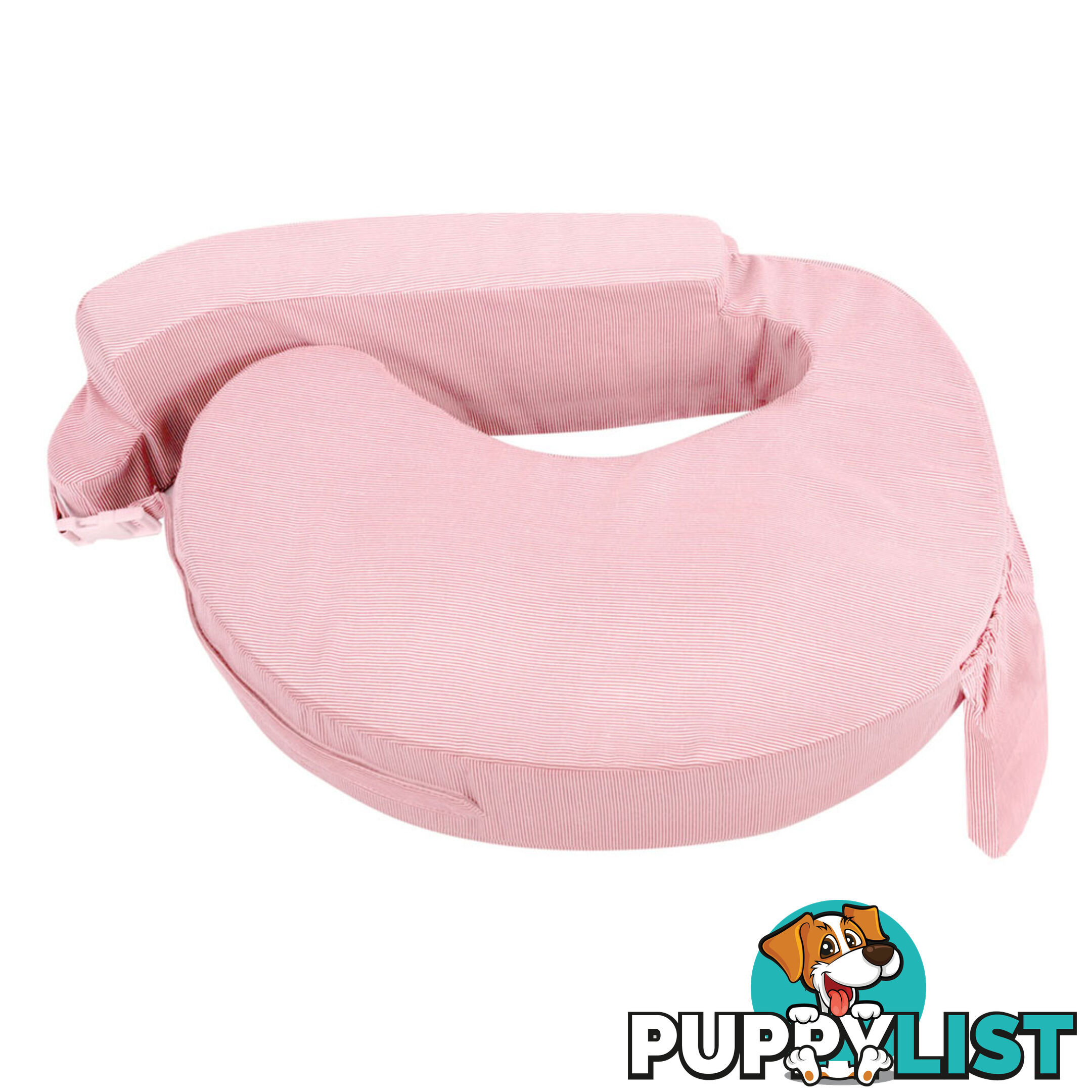 Baby Breast Feeding Support Memory Foam Pillow w/ Zip Cover Pink