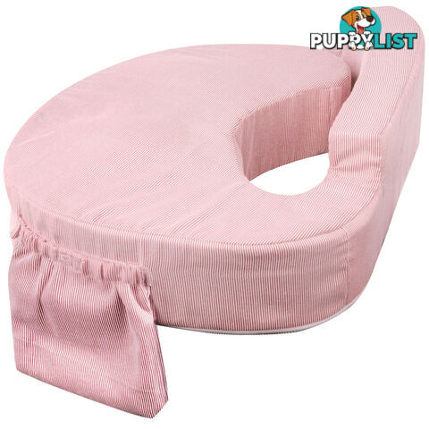 Baby Breast Feeding Support Memory Foam Pillow w/ Zip Cover Pink