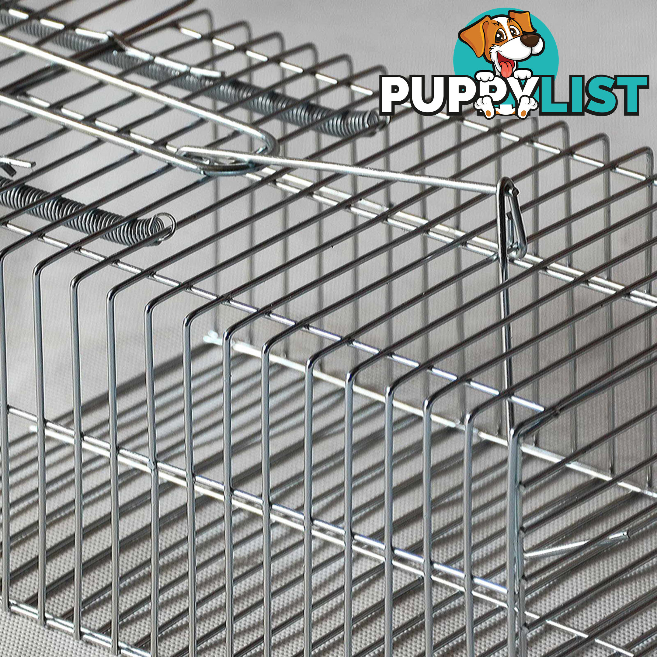 Set of 4 Humane Animal Trap Cage 29 x 15 x 15cm Silver