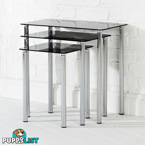 Amore Nest of Tables Black