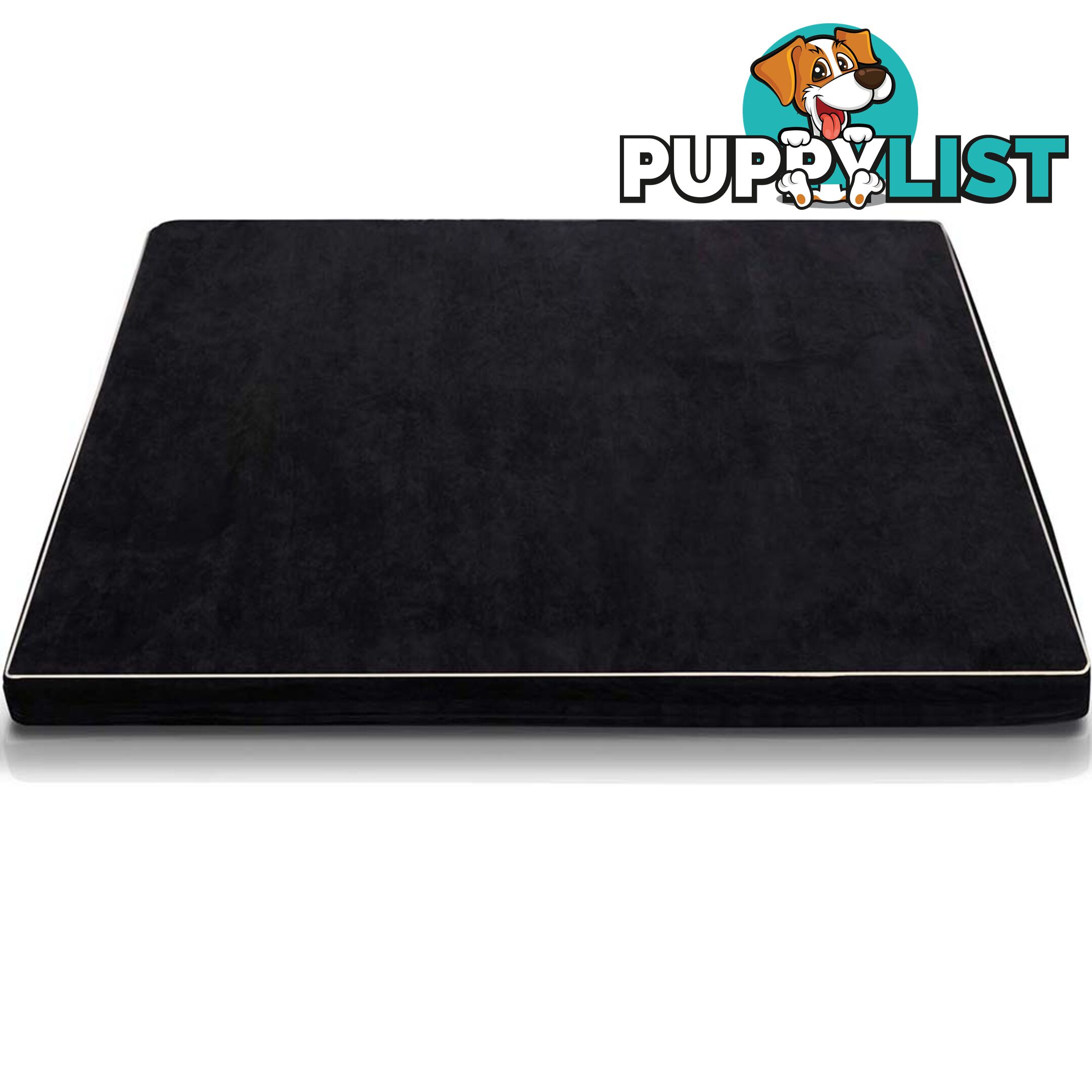 Pet Dog Anti Skid Sleep Memory Foam Mattress Bed Large Black